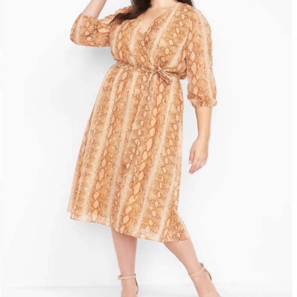 Shirt sleeve collared striped shirt dress